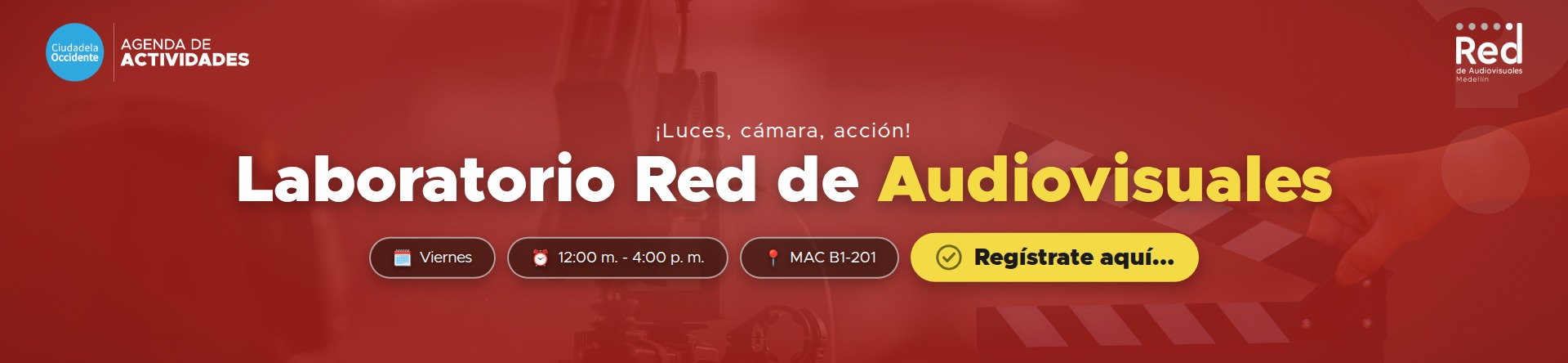 Banner Laboratorio Red audiovisual