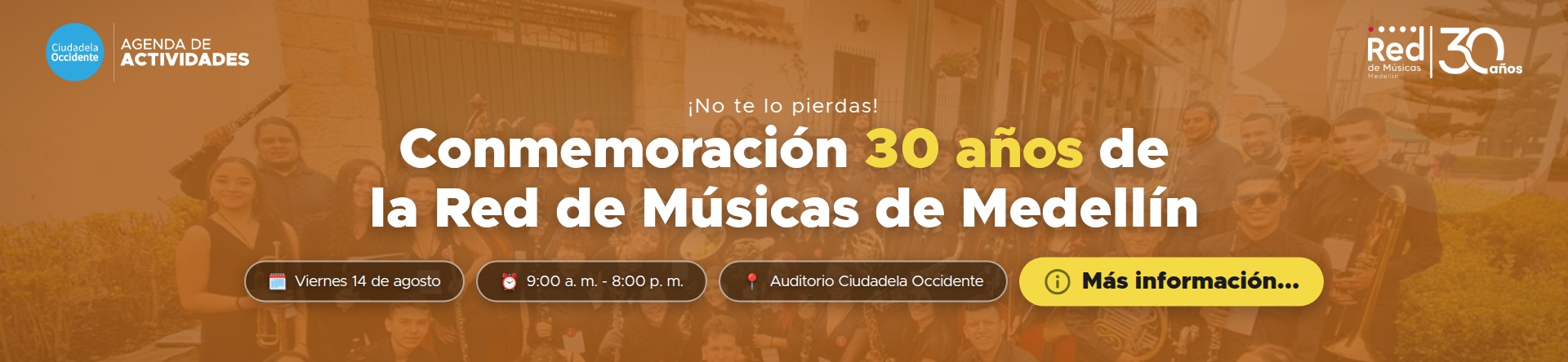 Banner Red de Músicas 30 años
